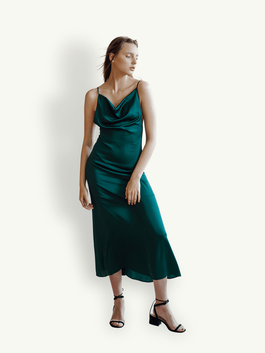 Satin Evening Dress