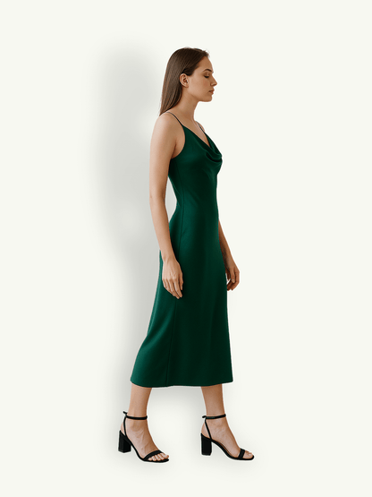 Satin Evening Dress