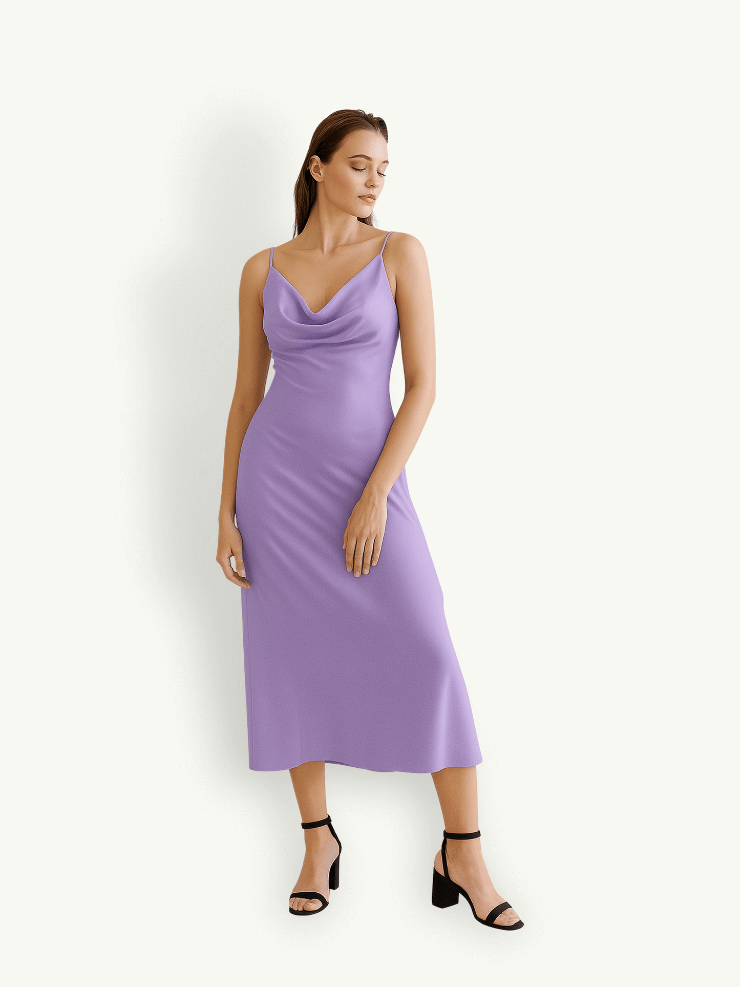 Satin Evening Dress